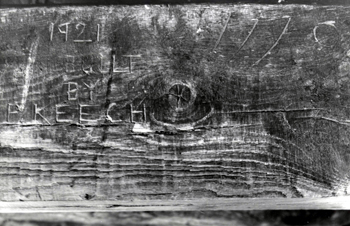 Graffiti inside Stevington Windmill 1965 [Z50/112/6]